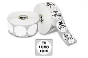 Etiqueta Circular Personalizada 4x4 Cm 1000 Pzs Logo Texto