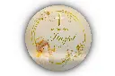 250 Etiquetas Para Bautizo Niño Niña Personalizadas 4 Cm