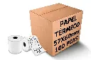 Papel Ticket Térmico, 57mm*60mm Caja/100 Rollos