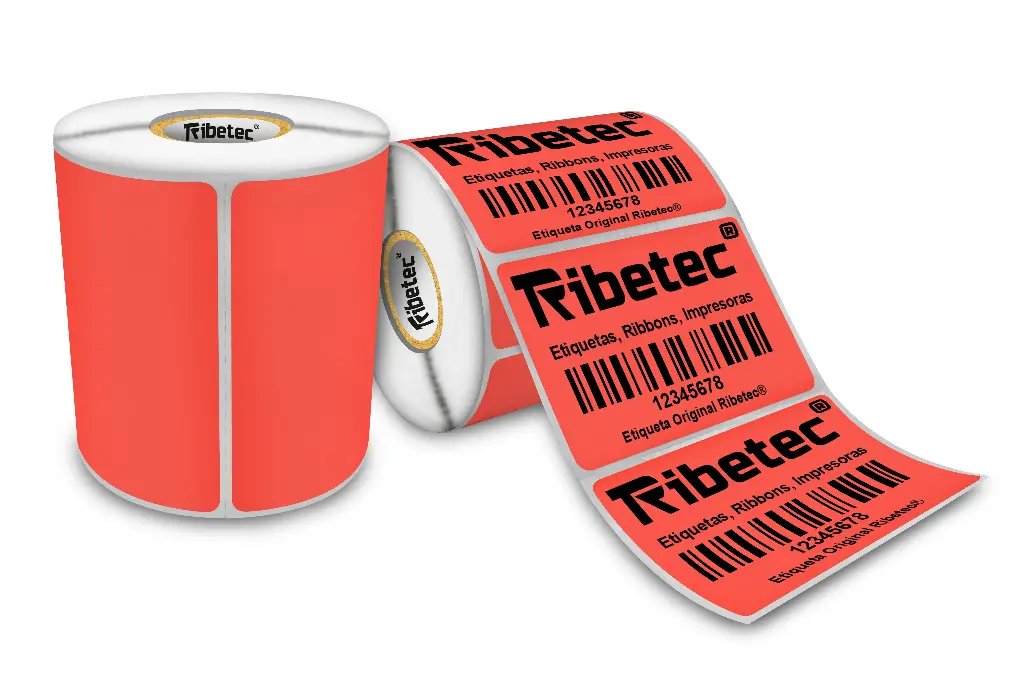 Etiqueta Naranja para Impresora Térmica 76x51 – R500