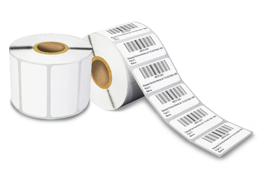 [051025TDECO] Etiqueta Genérica Térmica 2x1 (51x25 Mm) Rollo 1000 Pzs