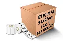 Paquetes de Rollos Etiqueta 2x1 (51x25 Mm) Termica Directa Rollo 1,000 Pzs