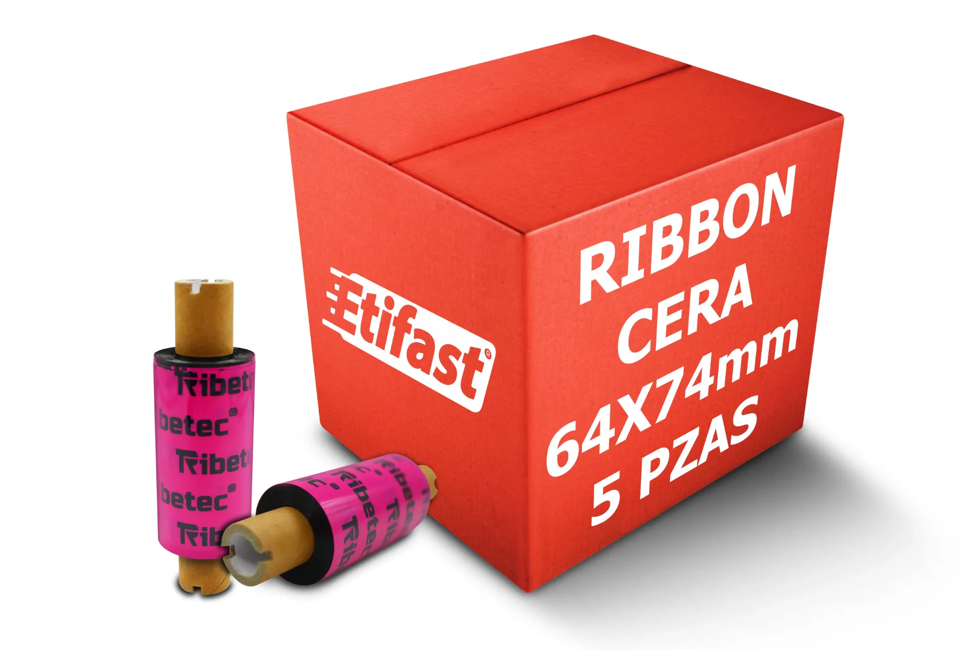 Ribbons de Cera 64x74 MTS para Impresoras de Etiquetas (5)