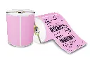 Rollos Etiqueta Rosa 4x6 (102x152 Mm) Termica Directa Rollo 300 Pzs