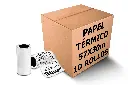 Rollos Papel Térmico 57x30 Mm Para impresora Portátil, Ticket, Recibo de venta, para impresoras de 58 mm