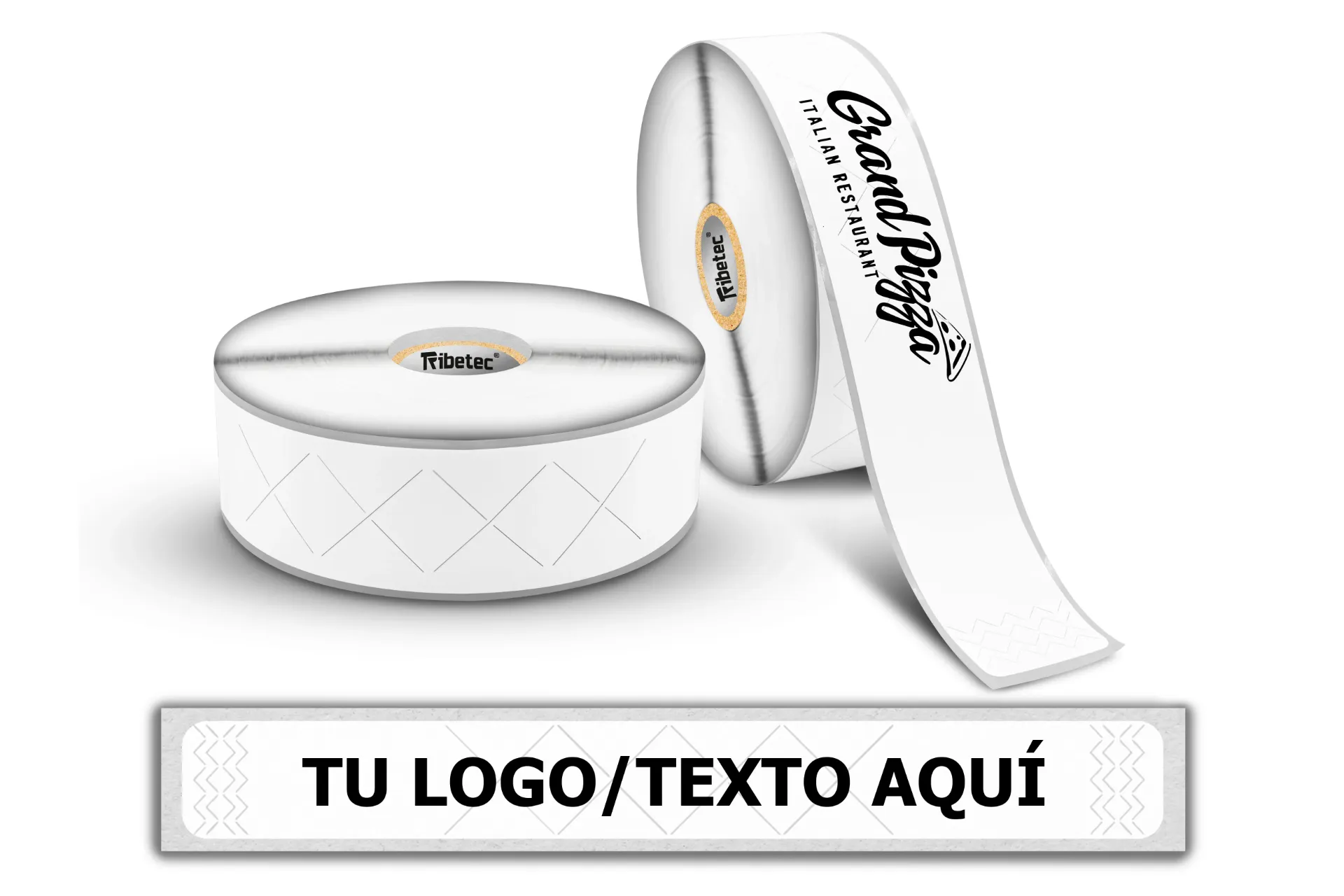 250 Etiquetas Personalizadas Delivery Alimentos Seguridad 30 x 250 mm