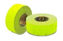 10 Rollos Etiquetas Amarilla Fluorescente 21x12 Mm