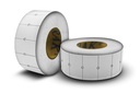 10 Rollos Para 8GS 21x12mm Blanco Con Perforación Rollo Con 1,000 pzs