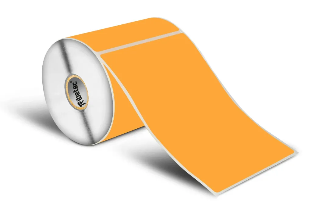 Etiqueta Térmica Naranja 4x6 (102x152 Mm) Envíos 500 Pzs C3" TD05