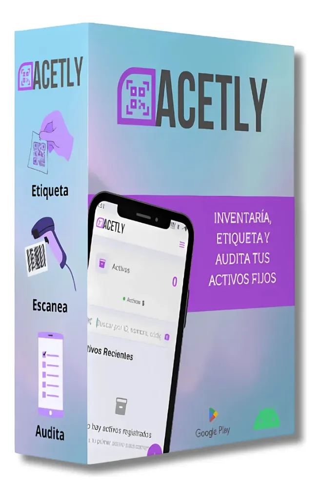 [ACETLY] Software Acetly Para Inventario Y Activo Fijo Suscripción 1 Año