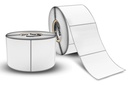 Etiqueta DG01 Cuadrada 100 mm Blanca – Rollo 1,200 Piezas