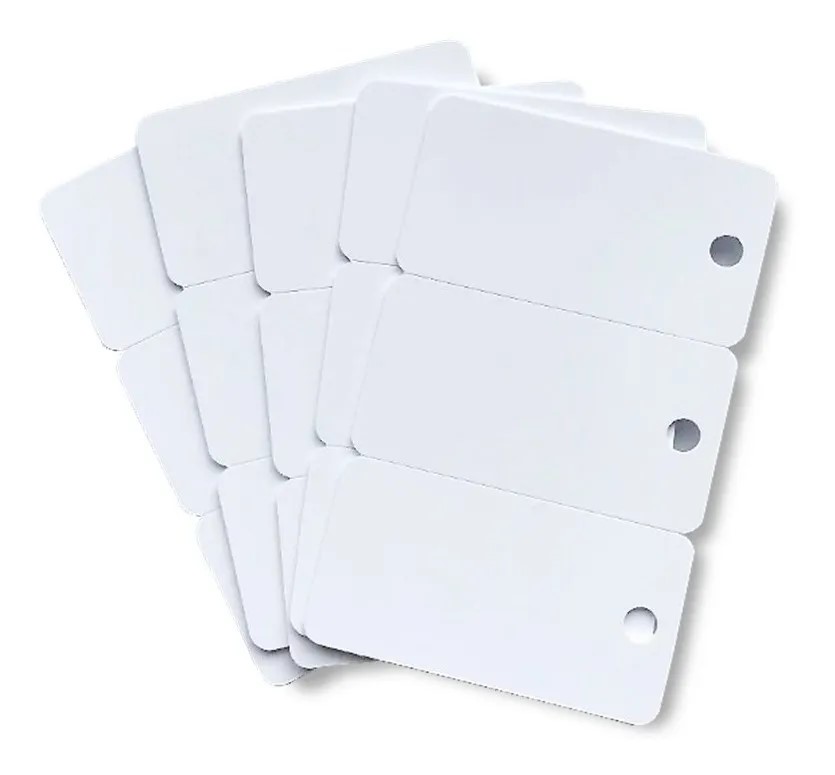 [PAQ1000-PVC-3 EN 1] 1000 Tarjetas Pvc Zebra 3en1 Llavero Impresora Credenciales