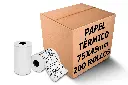 200 Rollos Papel Térmico 75x45 Miniprinter 80 Mm C/ Factura
