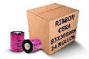 24 Ribbon De Cera 80x300 Mts Para Impresora De Etiquetas C1