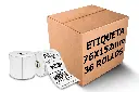 36 Rollos Etiqueta Térmica 76x152 Mm Guias 300 Pzs C/u C1