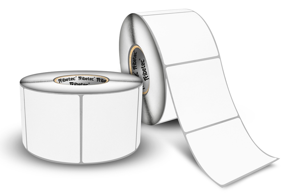 Etiqueta Blanca 90x90 mm – Rollo 1,200 Circular