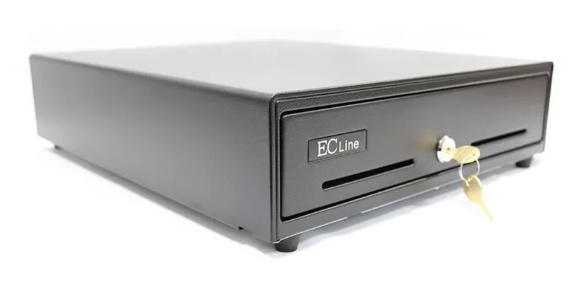 [EC-G5100-II-BLACK] Cajón De Dinero Junior Ec Line Para Punto De Venta Metálico