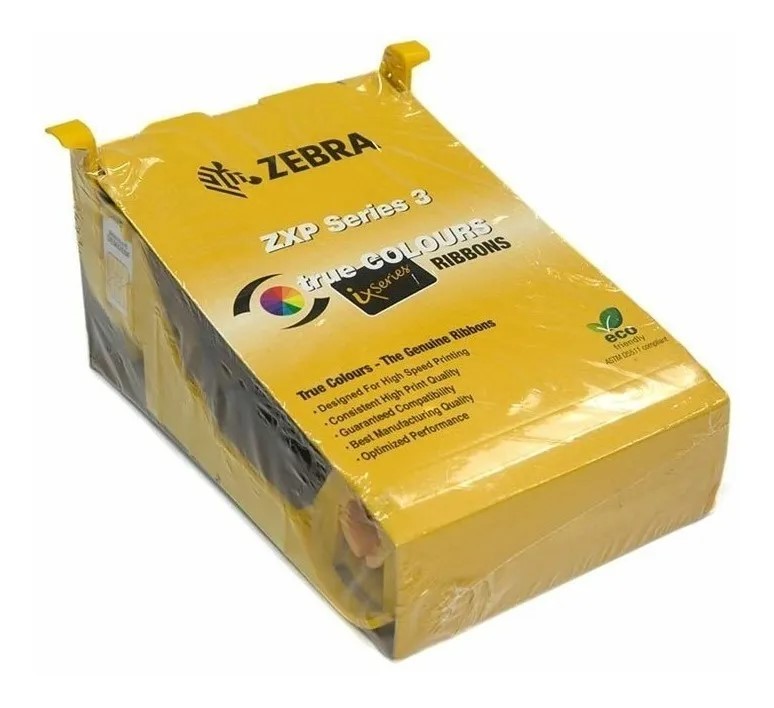 Cinta Ribbon Negro Zebra Original Zxp3 200 Imag 800033-301 Factura