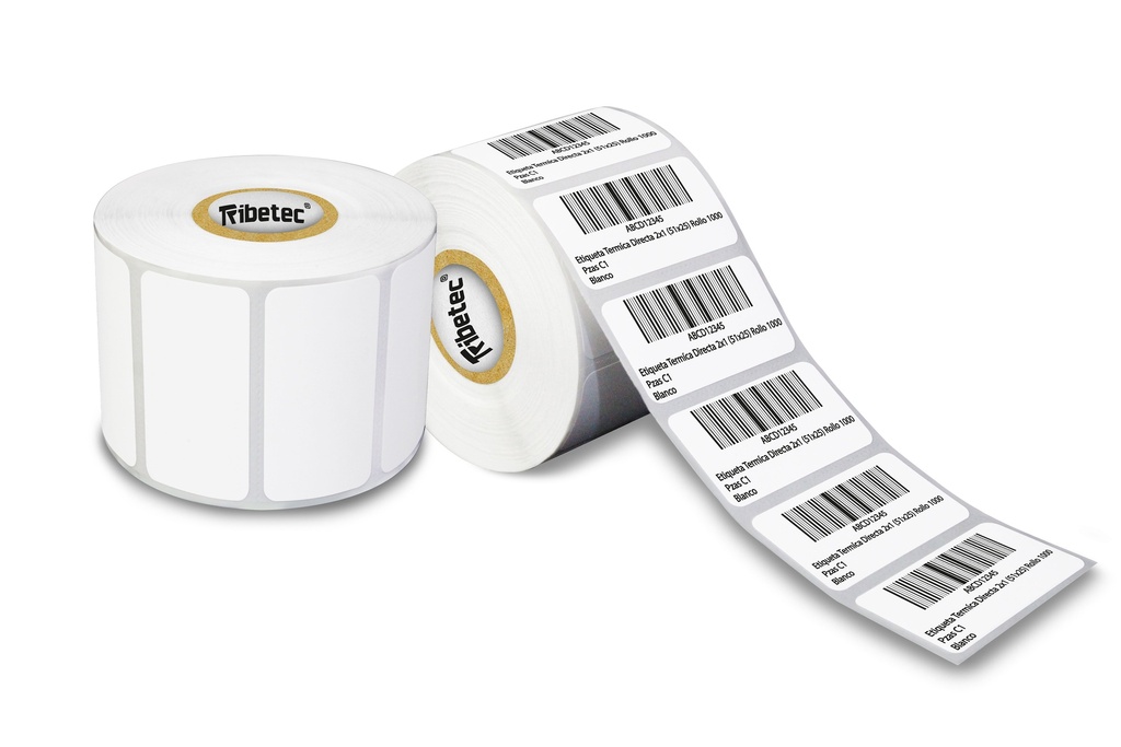 [051025TD011P0000C0P150] ETIQUETA 51*25 TD01 BLANCO R0.15K CON PLECA