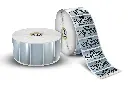 Etiqueta Activo Fijo Poliester Plata 51x25 Mm Rollo 2,500 C1