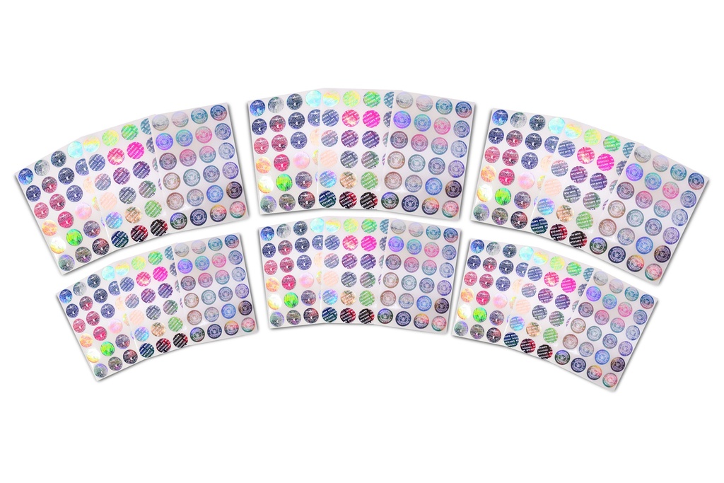 Etiqueta Circular 20x20mm Rollo con 5,000 Pzs. C3