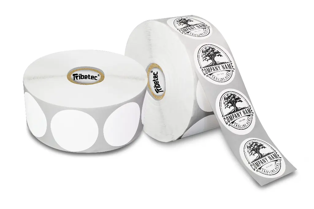 Etiqueta Circular Térmica 40x40 Mm Rollo 1500 Pzas C1