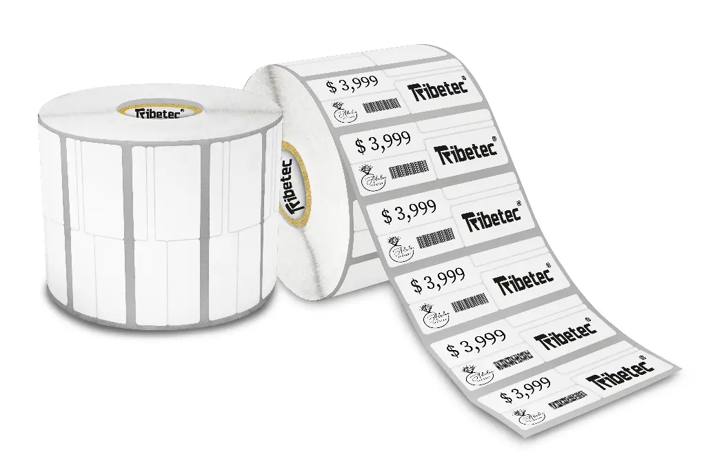 Etiqueta De Joyería 63x22 Mm Pelí­cula Plástica Rollo 3000 C1