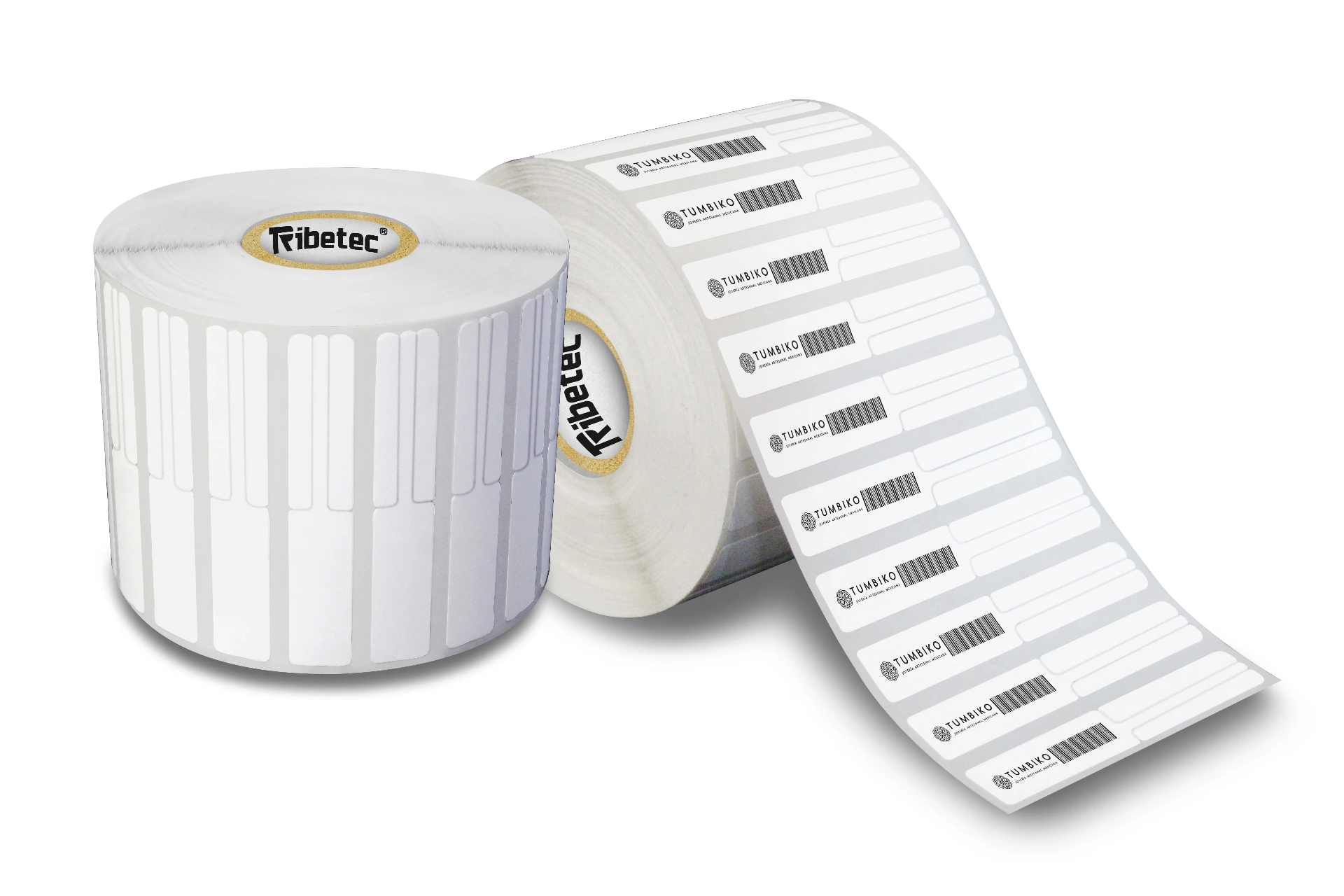 Etiqueta Joyería 63x11mm Térmica Directa Plástica Rollo 2500