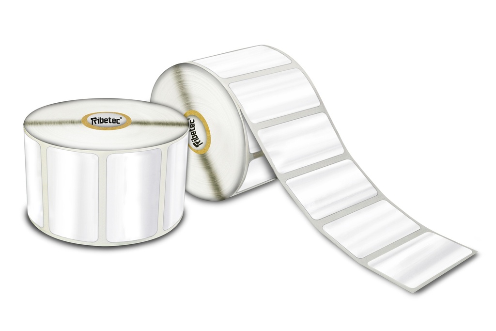 Etiqueta Plastificada Termica 2x1 (51x25 Mm) Rollo C/1000