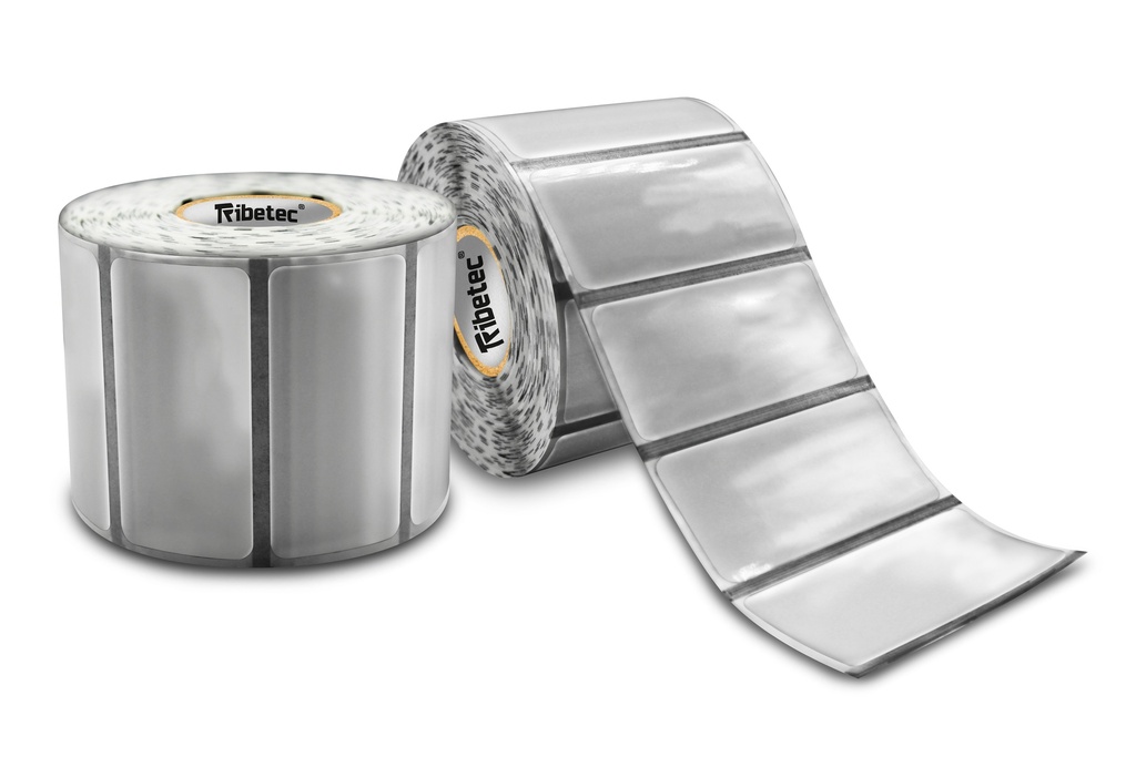 Etiqueta Transparente 51x25 Mm Rollo 1000 Pz Mica Protectora