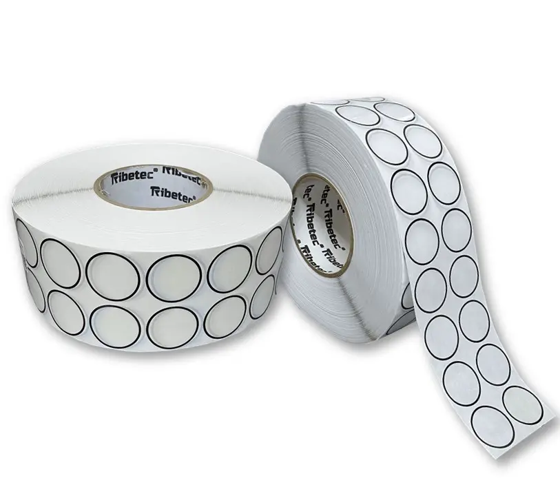 Etiqueta Circular Transparente 30x30 mm – 10,000 piezas