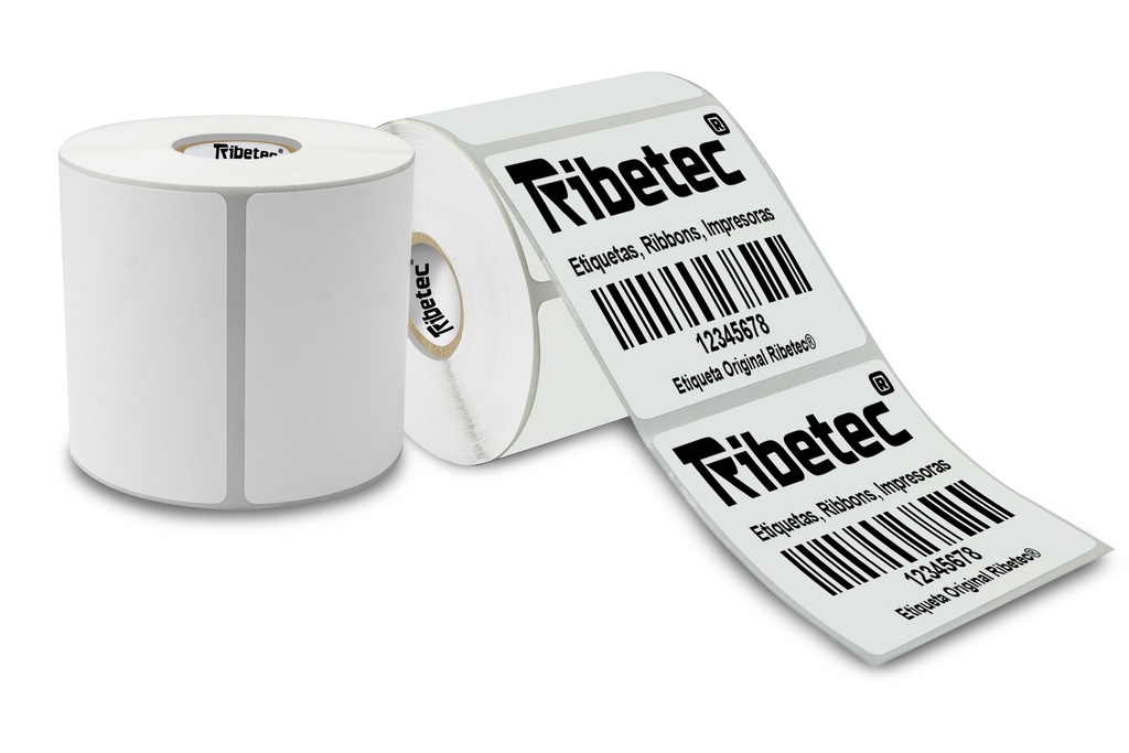 Etiqueta Térmica Directa 3x3 (76x76 Mm) Rollo 500 Pzs C1