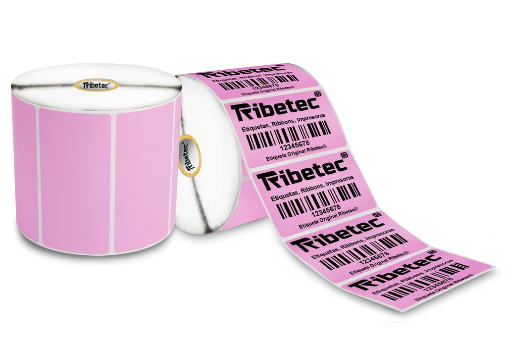 [102051TD011P0217C1P1K5] Etiqueta Térmica Rosa 4x2 (102x51 Mm) 1500 Pzas C1