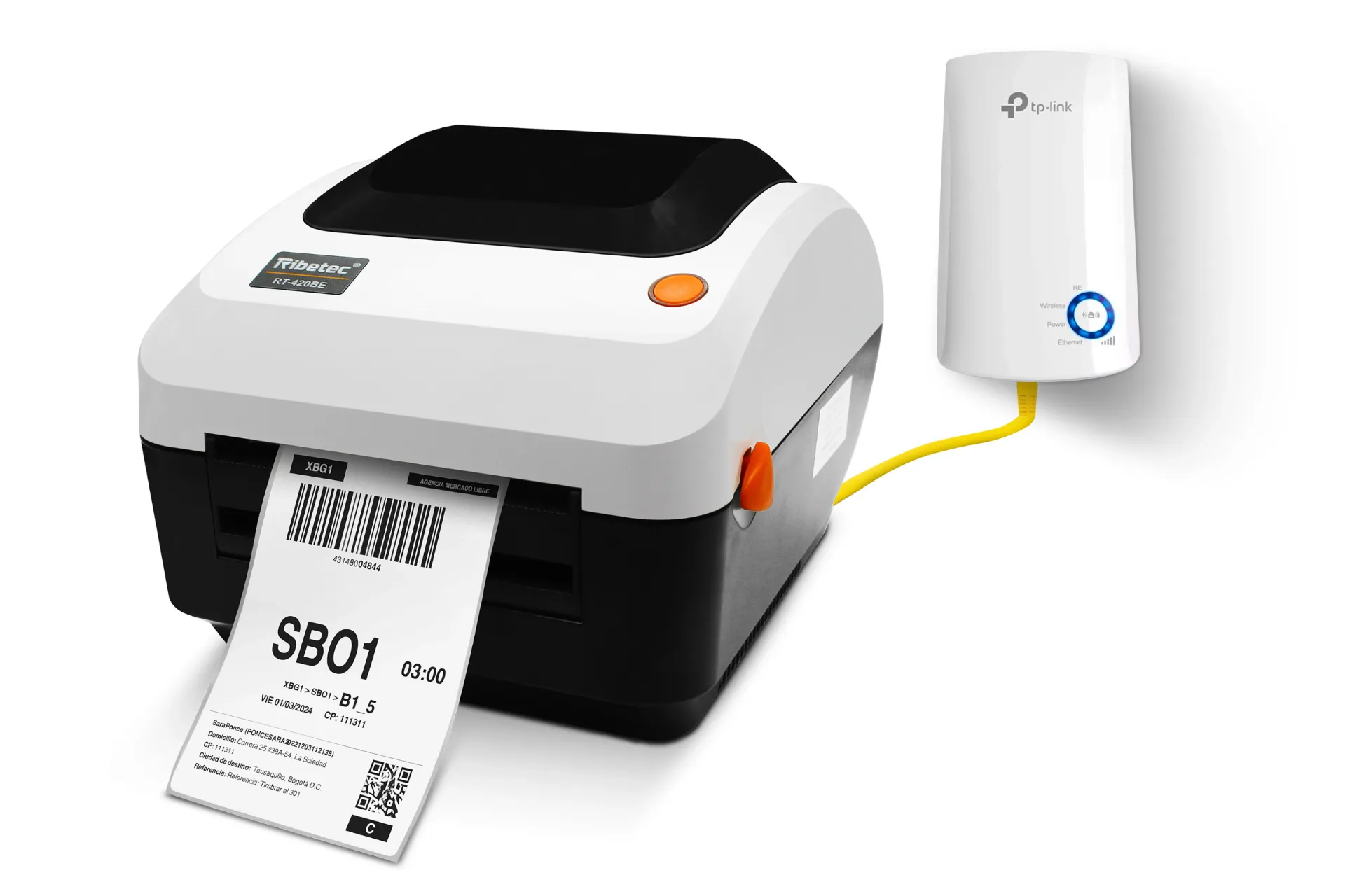 [KIT-420BE-WIFI] Impresora RT-420BE De Etiquetas Térmica Kit Wifi Inalámbrica Con Iva