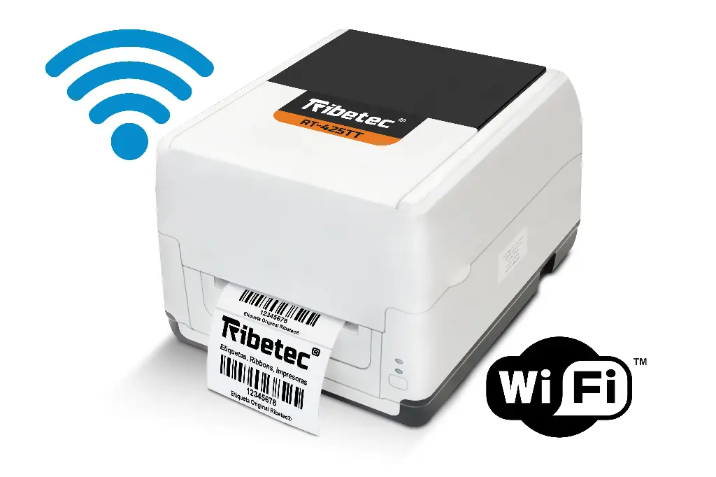 Impresora Etiquetas RT-425TT Wifi Transferencia Térmica Inalámbrica 
