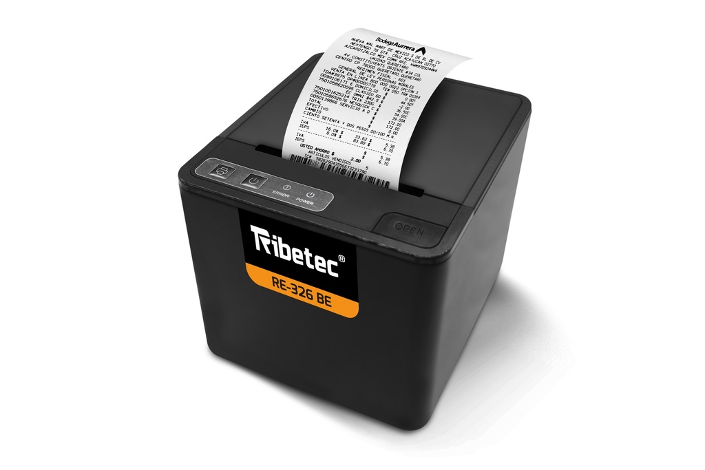 [RE-326BE-1] Impresora Tickets Ribetec Re-326be 80mm Ethernet Bt Cortador
