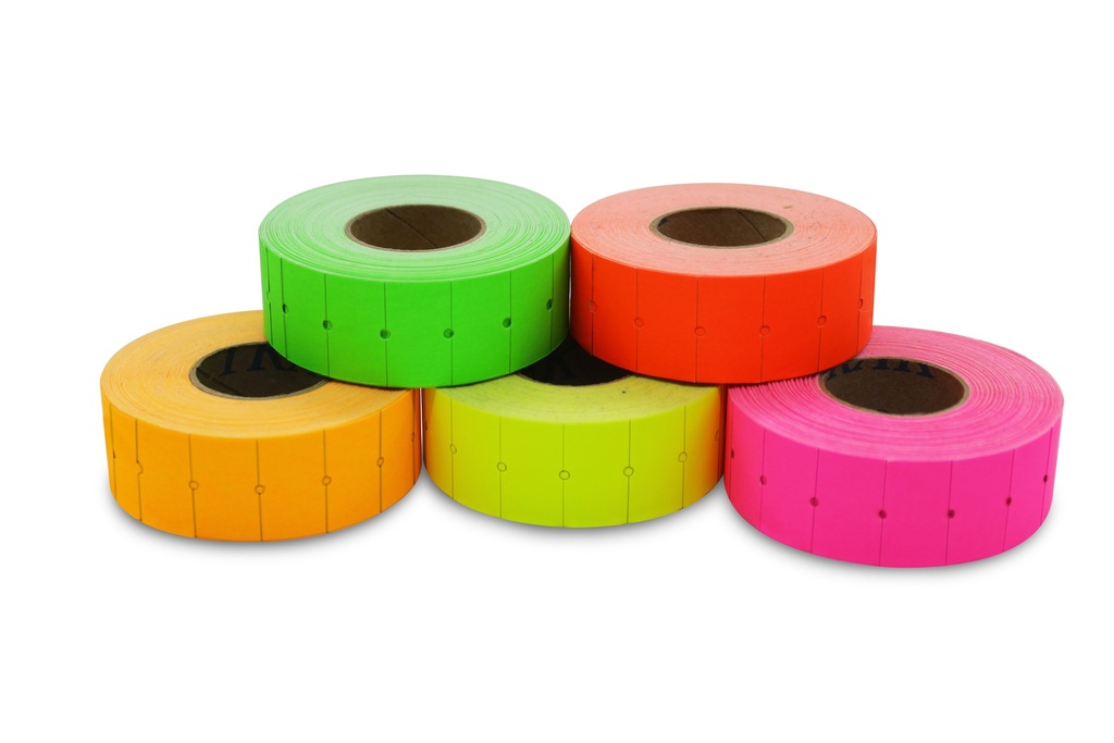 [RT-5500EOS-8GSALL] Kit Etiquetadora Etiquetas 21x12mm Colores 10 Rollos 1k C/u