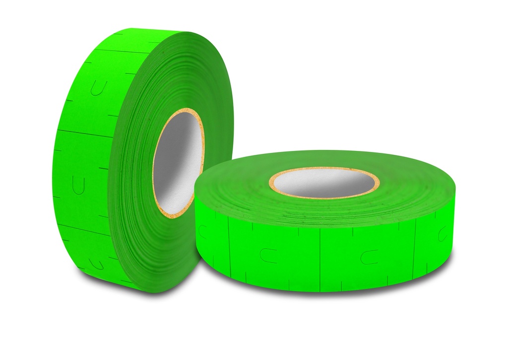 [016023BD021P0802C1M750] MARCA PRECIO 16X23 BD02 C1 1P VERDE FLU 802 MUESCA R 0.75K