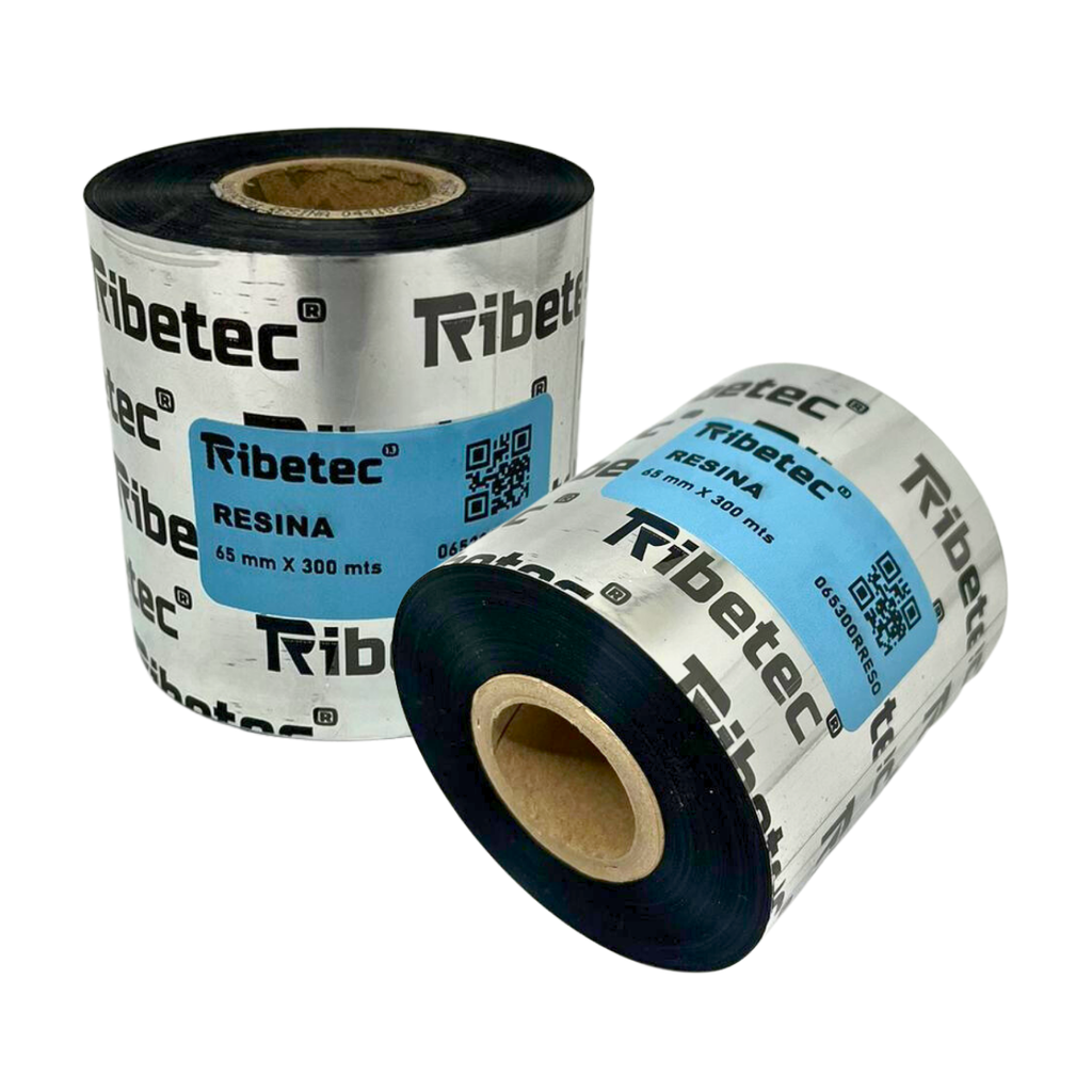 Ribbon De Resina 65x300 Mts Para Impresora De Etiquetas