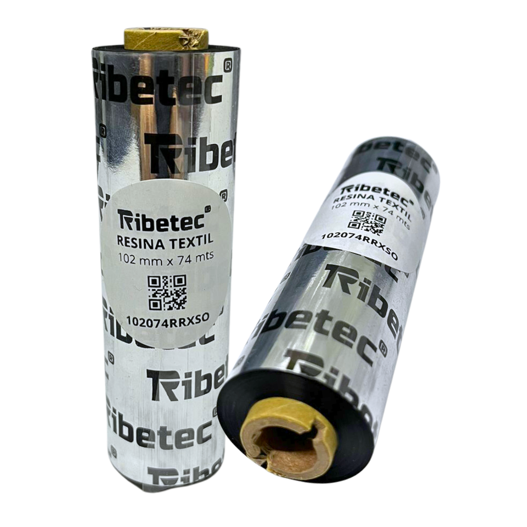 [102074RRXSO] Ribbon Resina Textil 102x74 Mts Para Ropa Nylon Lavable