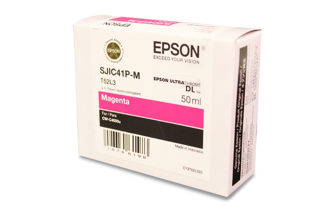 [C13T52L320] Tinta Epson Colorworks Cw C4000 Magenta C13t52l320 Original