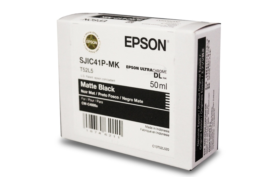 [C13T52L520] Tinta Epson Colorworks Cw C4000 Negro Mate C13t52l520