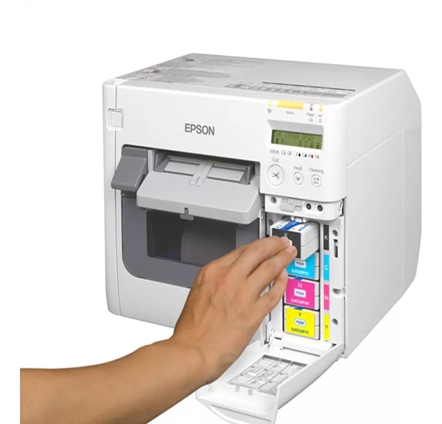 Tinta Epson Colorworks Tm C3500 Amarillo C33s020583 Original