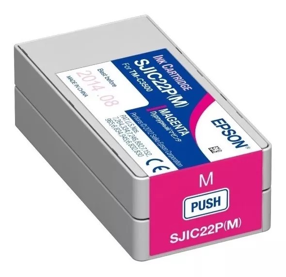 [C33S020582] Tinta Epson Colorworks Tm C3500 Magenta C33s020582 Original
