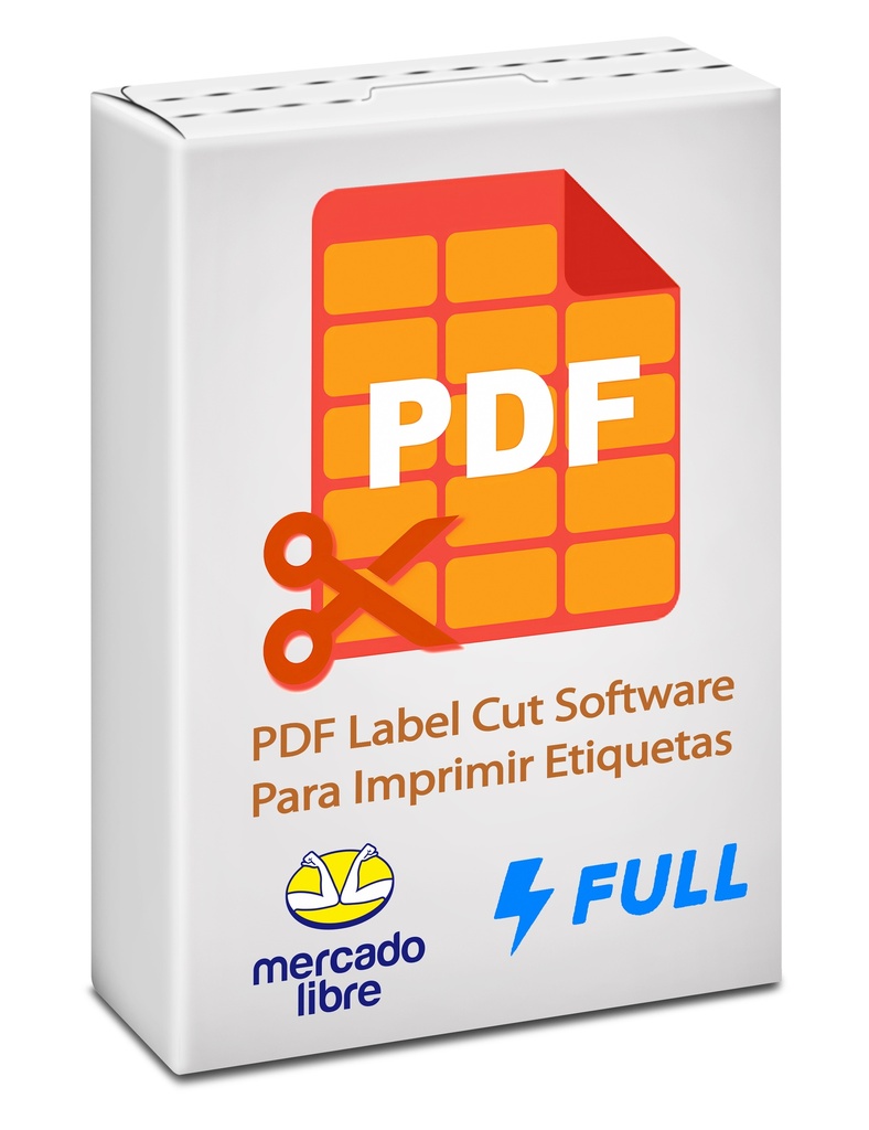 Software Digital Pdf Label Cut  Para Imprimir Etiquetas Mercado Libre