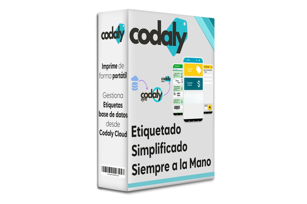 [CODALY] Software impresión precios ofertas códigos suscripción 1 año Codaly