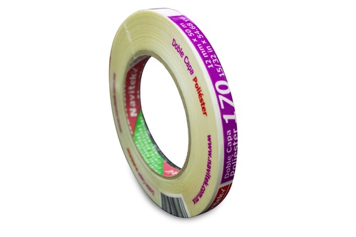 [CINTA-NAVITEK] Cinta Doble Cara Navitek 170 Poliester 12mmx50m