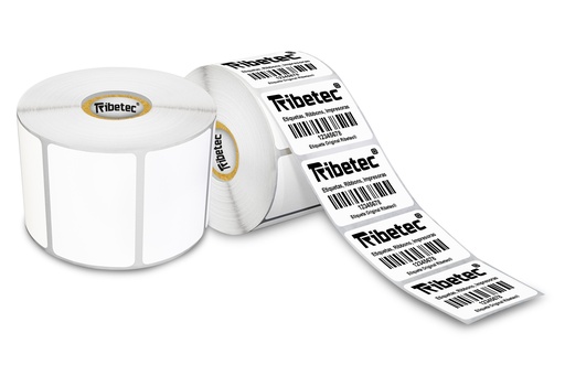 [058040TD011P0000C1G1K0] Etiqueta 58x40 Mm (6x4 Cm) Térmica Directa Full Rollo C/1000