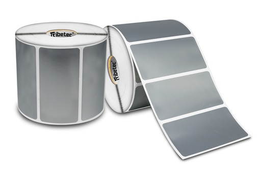 [080040PL011P0000C1G1K0] Etiqueta Activo Fijo Poliéster Plata 80x40 Mm Rollo 1,000 C1