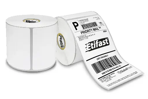 [076152TD011P0000C1G300] Etiqueta Térmica 3x6 (76x152 Mm) Rollo 300 Pzas C1